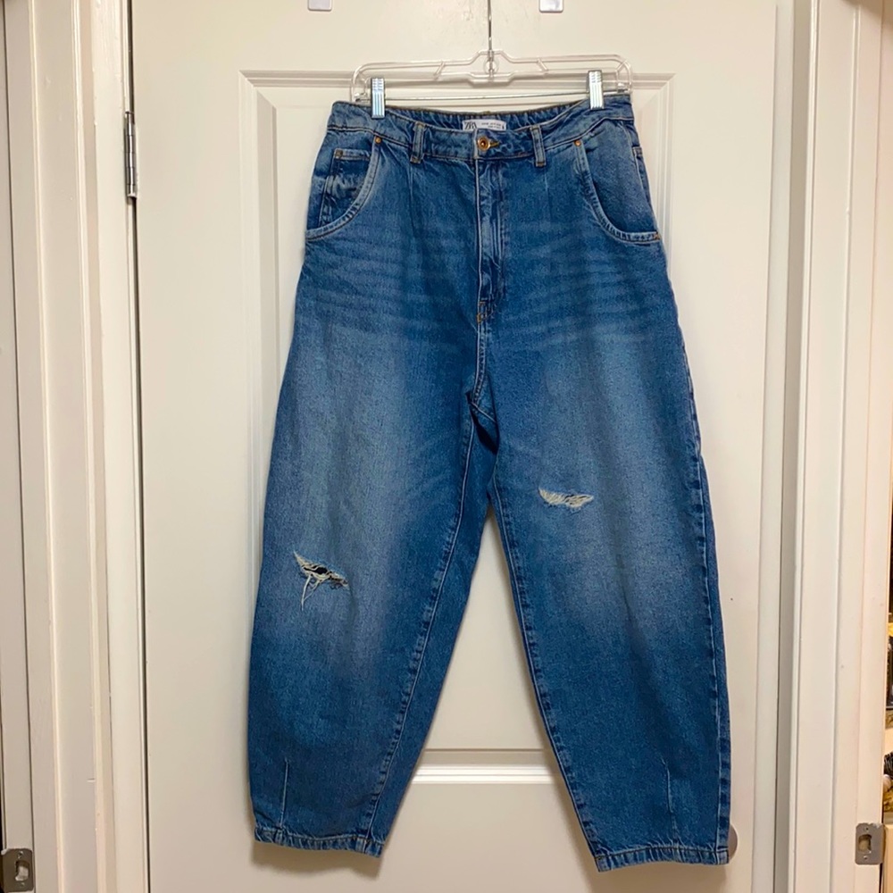 Zara distressed jeans
